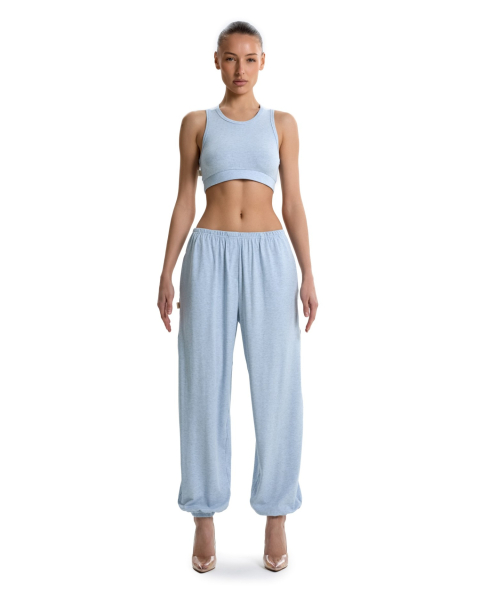 Майка укороченная Suborbia, цвет: голубой, 006698 купить онлайн