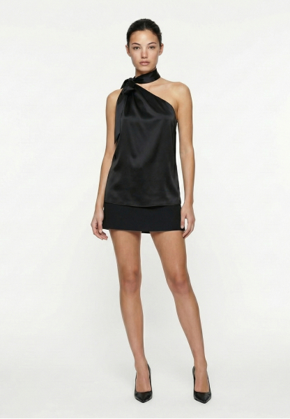 Топ на одно плечо из сатина REFERT, цвет: Черный, 13-3464/1-2511 купить онлайн