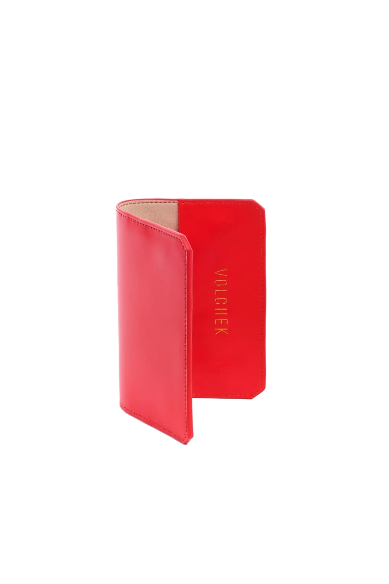 Обложка на паспорт «Миндаль» / «Almond» VOLCHEK, цвет: красный P26 купить онлайн