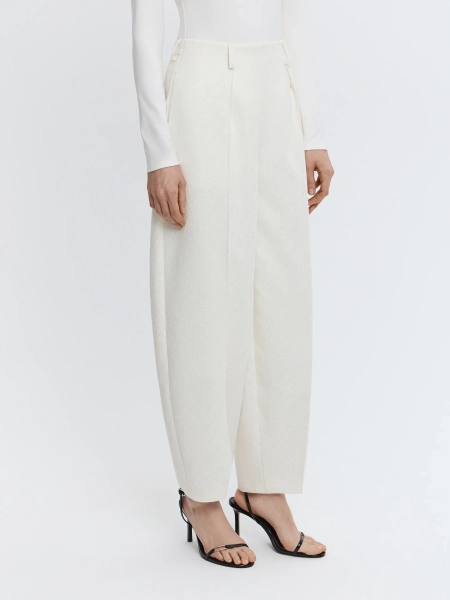 Брюки из кружева ANNA PEKUN, цвет: белый, 50.2588.100 купить онлайн