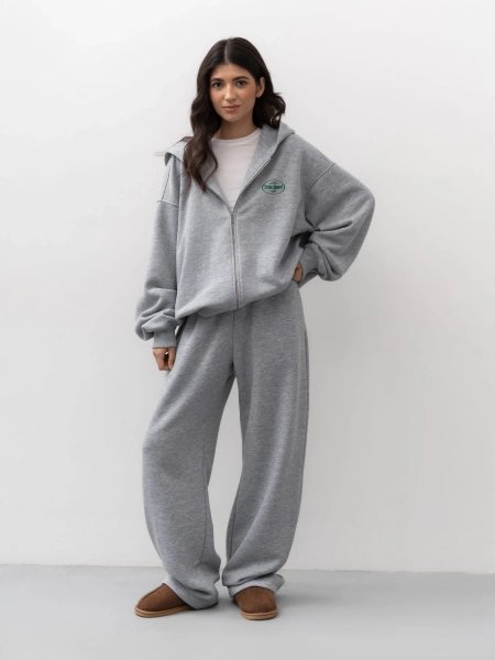 Зип-худи Trés sport TRES, цвет: серый, НФ-00002397 купить онлайн Зип-худи Trés sport TRES, цвет: серый, НФ-00002397 купить онлайн