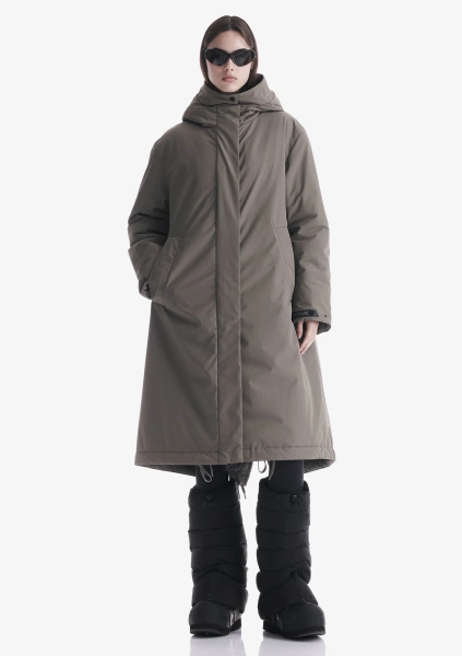 Удлинённая парка KRAKATAU, цвет: хаки, Qw536-86 купить онлайн