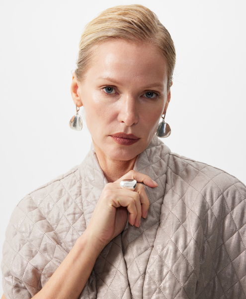 Стеганый легкий жилет GLVR, цвет: серый, 126G22GAC4707 купить онлайн