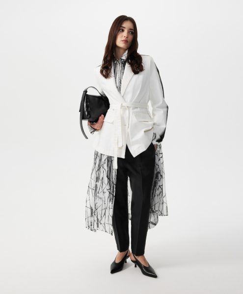 Туника из полупрозрачной ткани