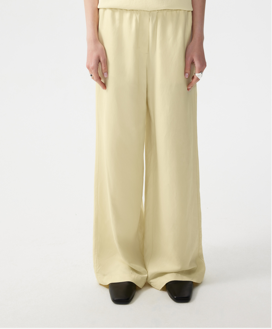 Брюки средней посадки GLVR, цвет: Желтый, 126G24GAC6327 купить онлайн