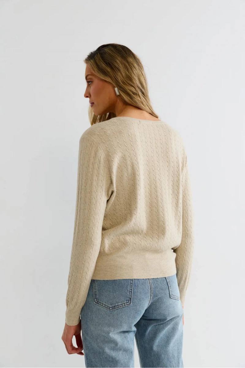 Кардиган тонкий Erist store, цвет: бежевый, НФ-00003175 купить онлайн