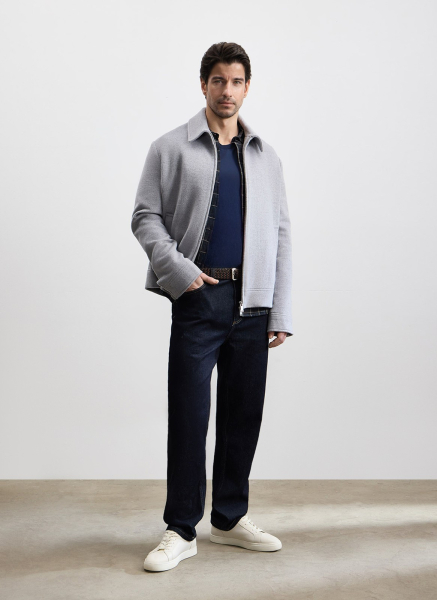 Куртка из пальтовой шерсти ALL WE NEED, цвет: серый,  купить онлайн