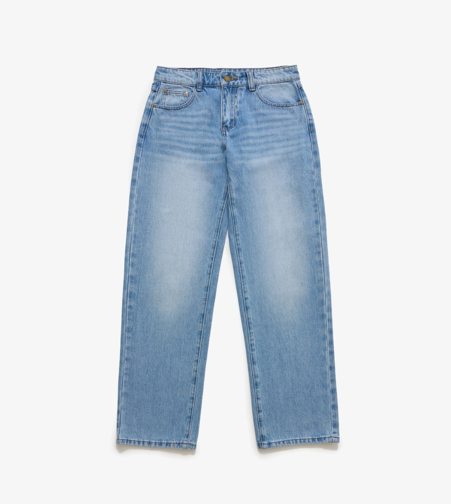 Прямые джинсы средней посадки F | ABLE, цвет: винтажный голубой, JNS-FBL-VNTG-RLXD-BL купить онлайн