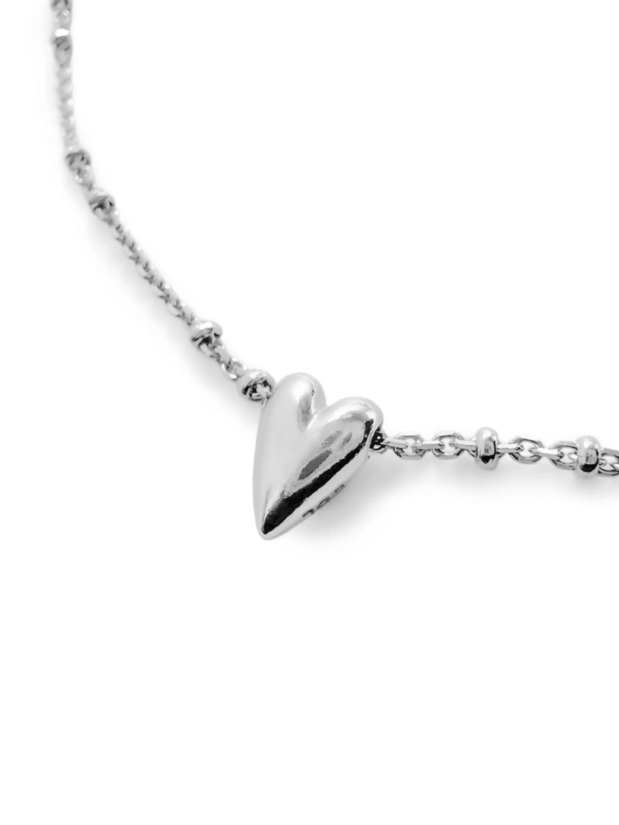 Серебряное колье на цепочке «Валентина полюбила» SBLESKOM, цвет: Серебряный, 12237 купить онлайн