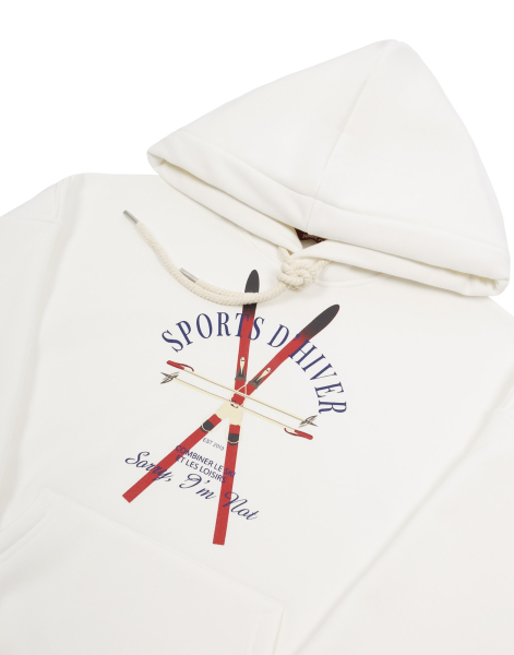 Худи SPORTS D'HIVER SORRY, I’M NOT, цвет: молочный,  купить онлайн Худи SPORTS D'HIVER SORRY, I’M NOT, цвет: молочный,  купить онлайн