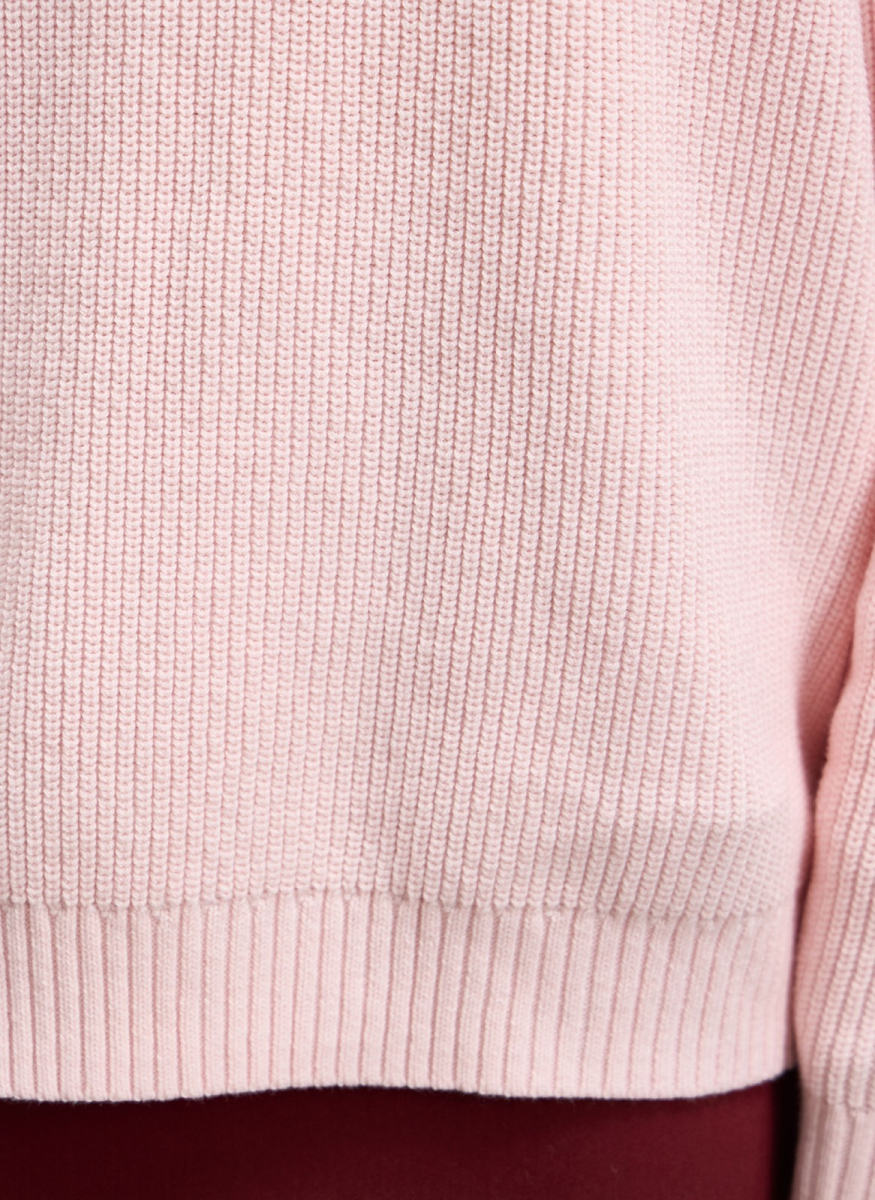 Джемпер из хлопка ALL WE NEED, цвет: розовый, 2603W3541-23 купить онлайн