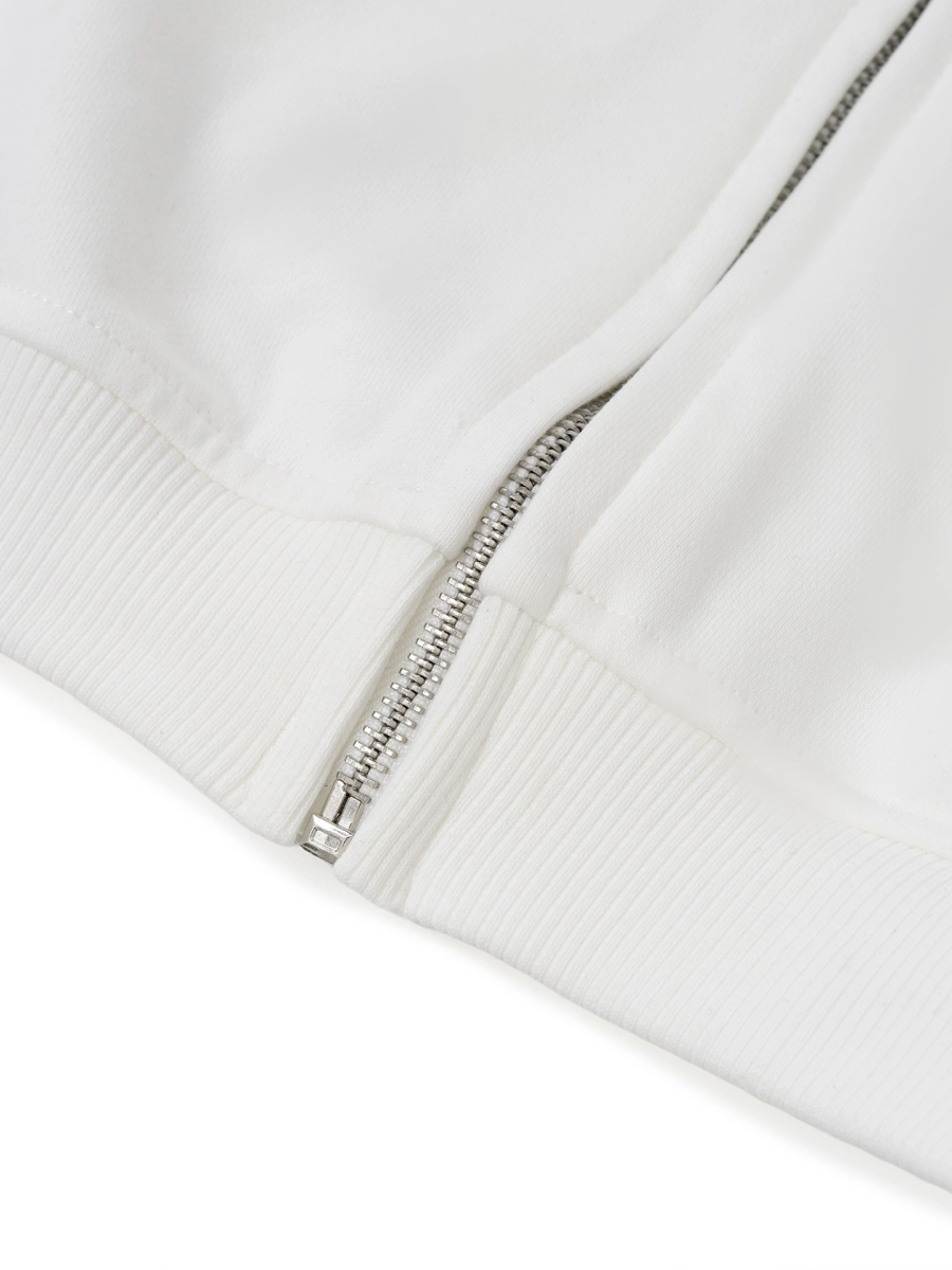 Мини-худи на молнии с мехом ABC, цвет: бежевый, 00-174 купить онлайн