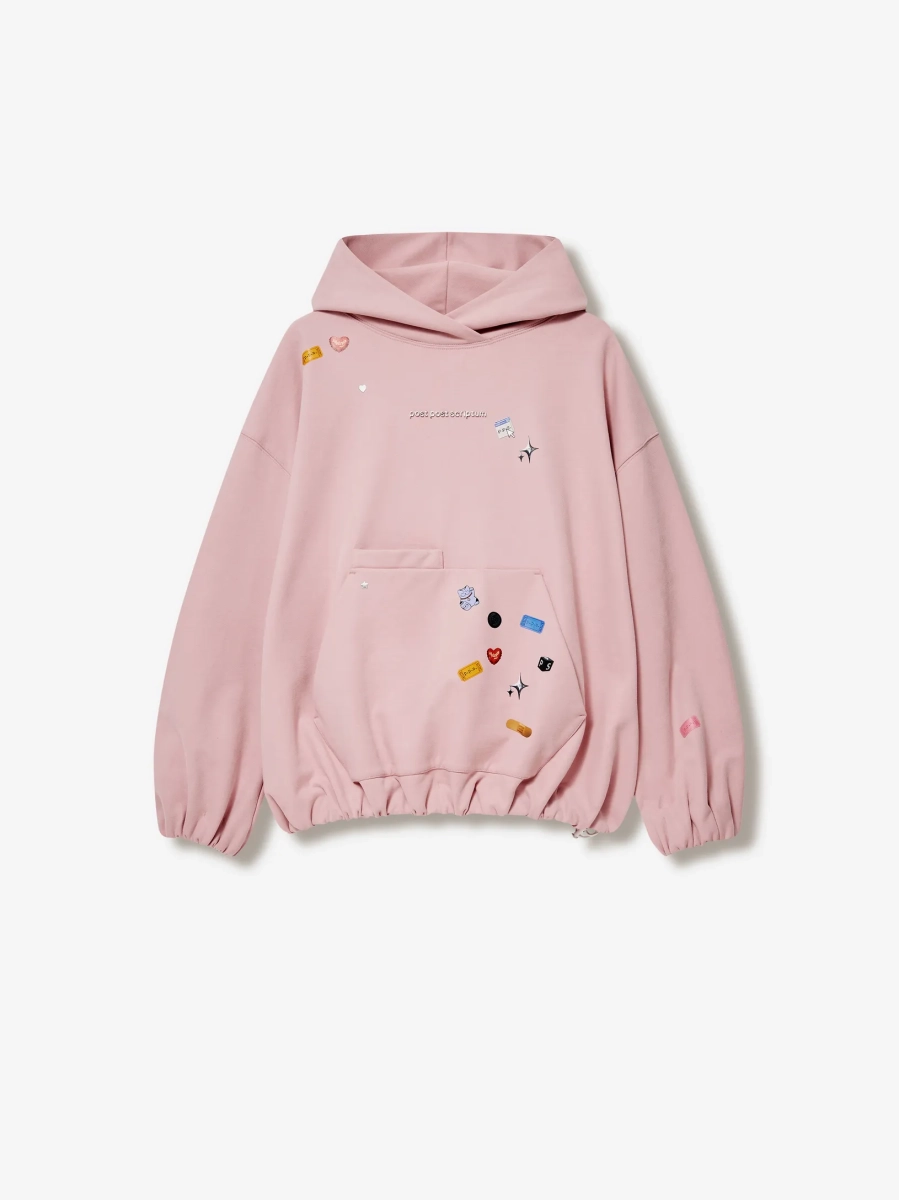 Sticker pack Худи Оверсайз p.p.s., цвет: пудровый розовый, 0867.01.00.PNK купить онлайн