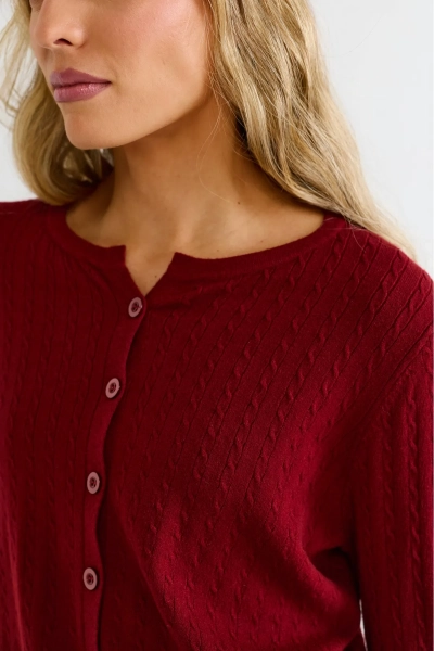 Кардиган тонкий Erist store, цвет: красный, НФ-00003176 купить онлайн