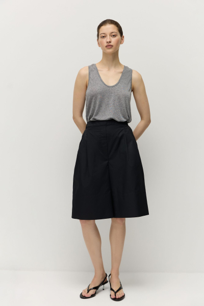 Бермуды из итальянского хлопка AROUND, цвет: чернильный, 289_67CP01 купить онлайн