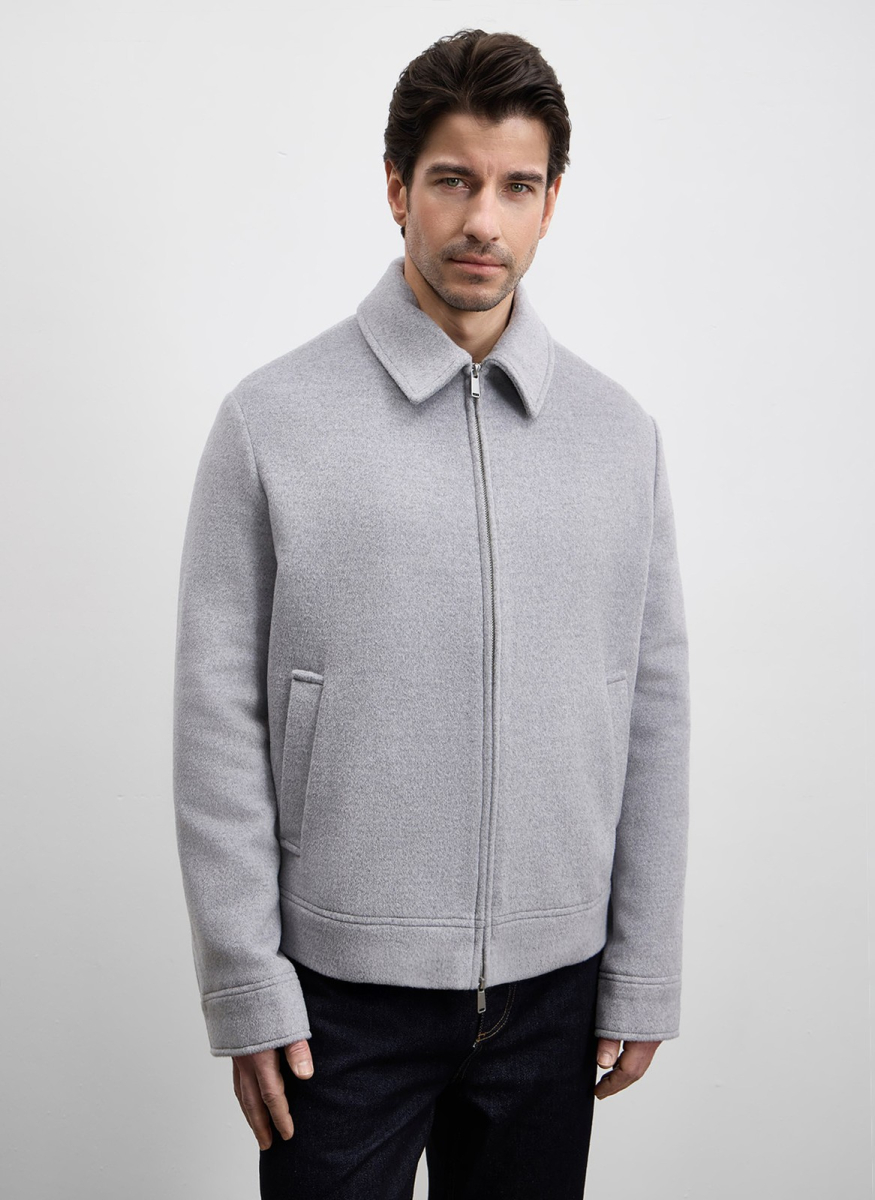 Куртка из пальтовой шерсти