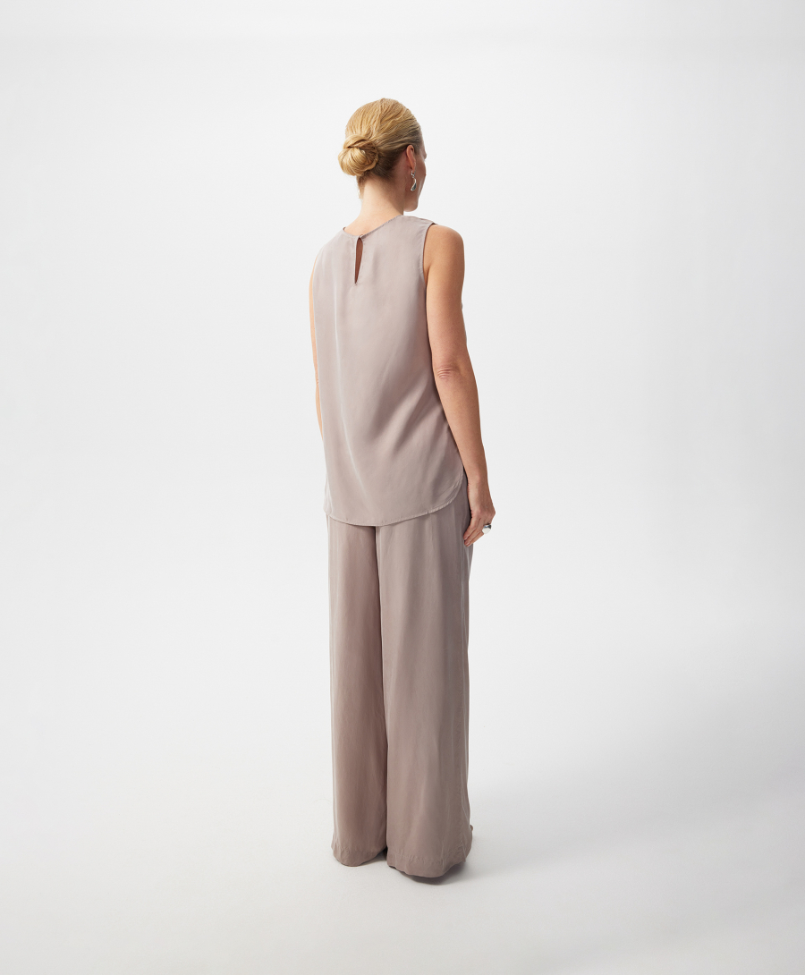 Топ прямой с заниженной линией спинки GLVR, цвет: серый, 126G22GAC2403 купить онлайн