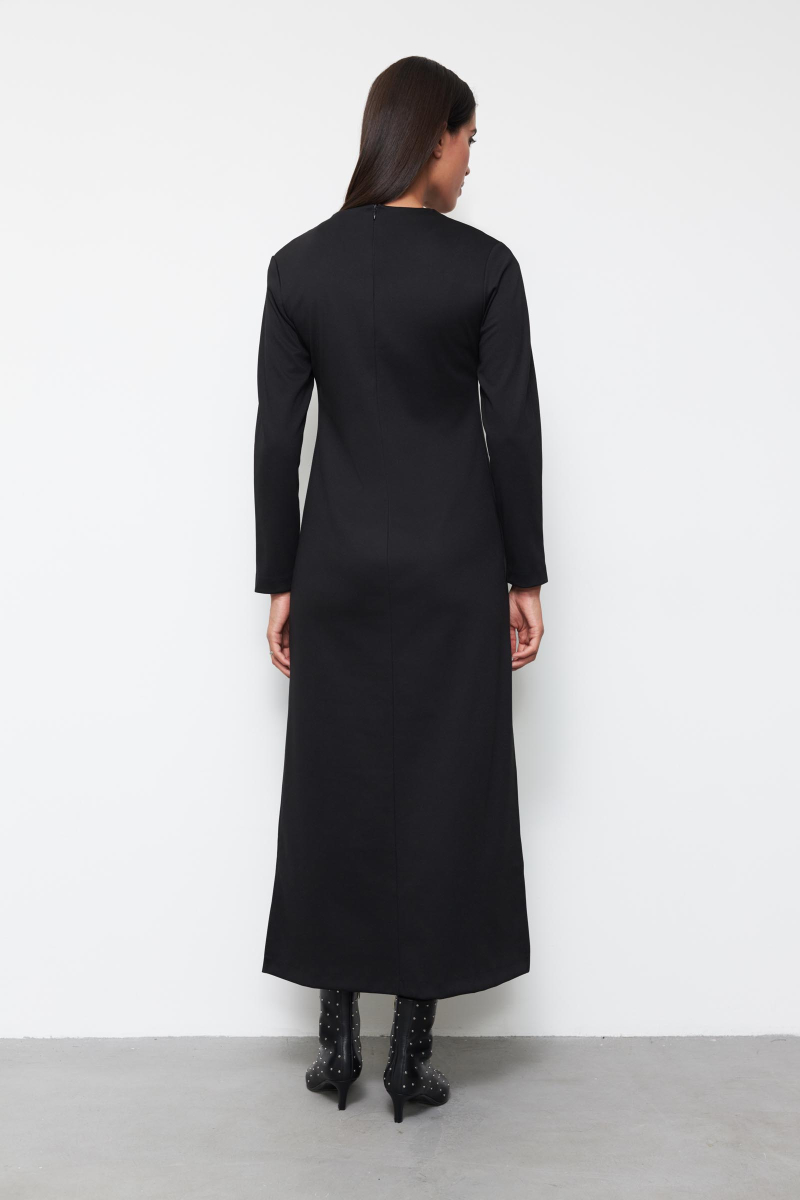 Платье макси из джерси Charmstore, цвет: Черный, 3220-2224-1001 купить онлайн