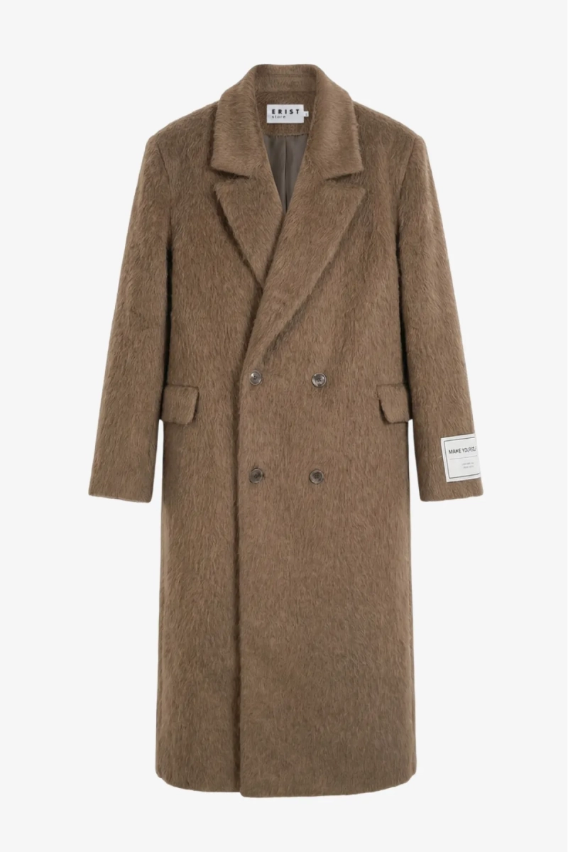 Пальто-макси Erist store, цвет: коричневый, НФ-00003233 купить онлайн