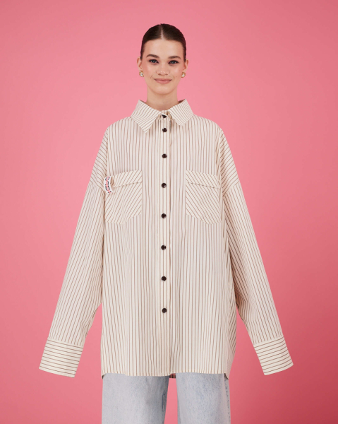 Рубашка макси оверсайз #34