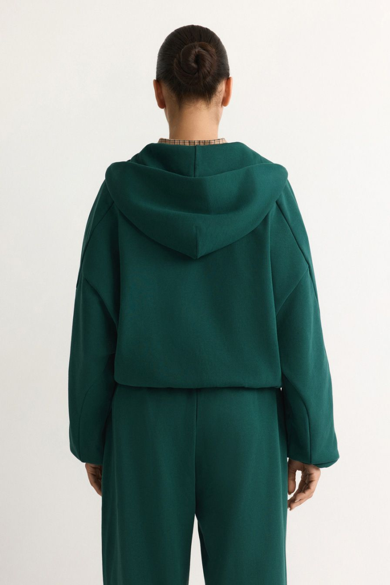 Худи из 100% хлопка TOPTOP, цвет: зеленый, TT.054.17670.500 купить онлайн