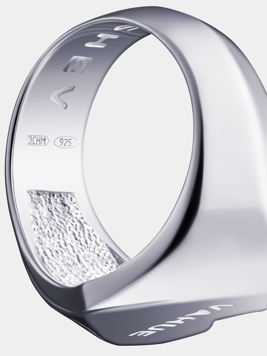 Кольцо-печатка RUSHEV, цвет: Серебряный, RSHV_RING_LS купить онлайн