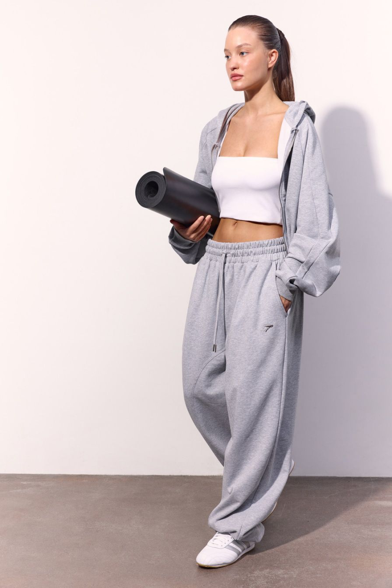 Брюки из 100% хлопка TOPTOP, цвет: серый, TT.032.17671.820 купить онлайн