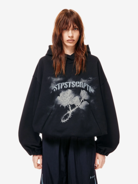 Худи оверсайз с принтом