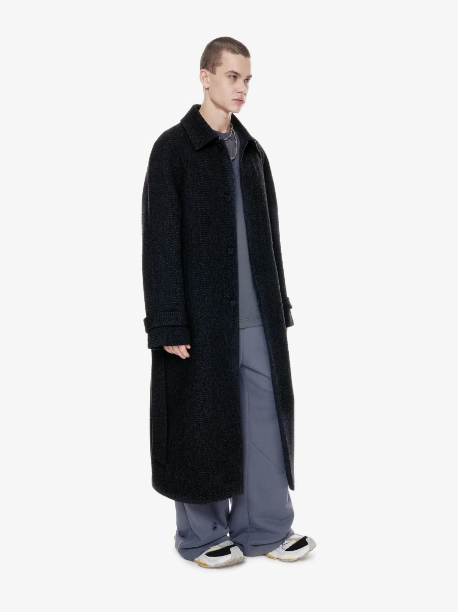 Однобортное пальто оверсайз из шерсти p.p.s., цвет: мультиколор, 1114.000.00.00.024 купить онлайн