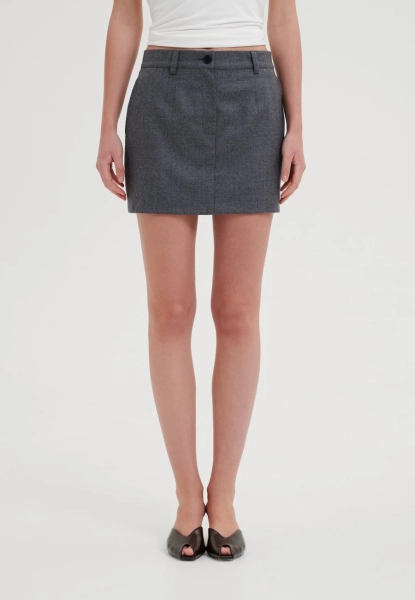 Юбка-мини CHUBA, цвет: серый,  купить онлайн