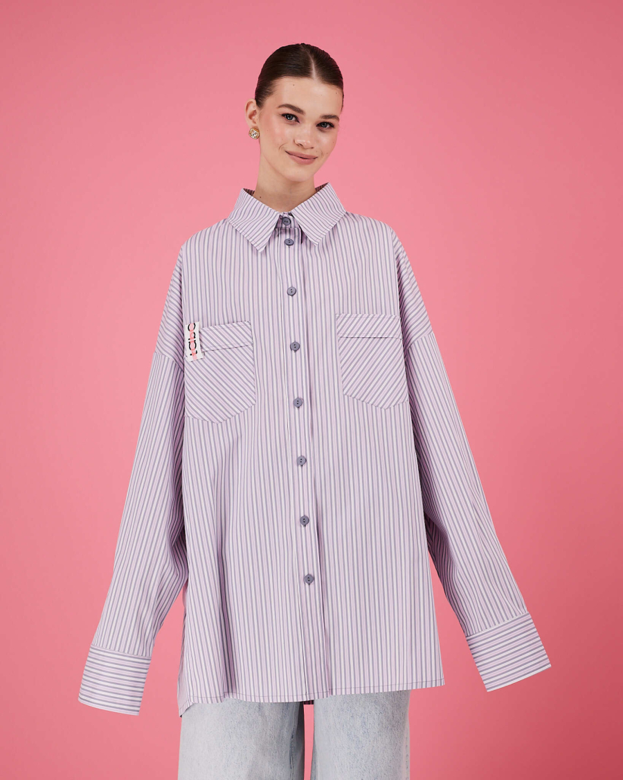 Рубашка макси оверсайз #33