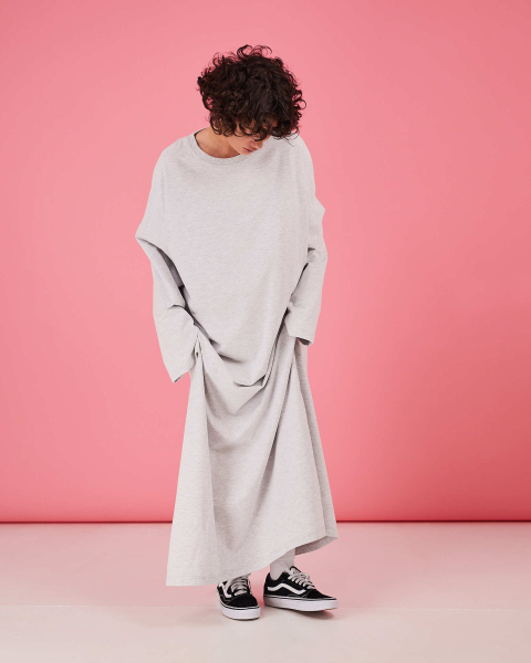 Платье-лонгслив TABOO, цвет: меланж, DrLong-01 купить онлайн