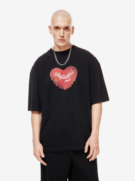 Футболка оверсайз с принтом