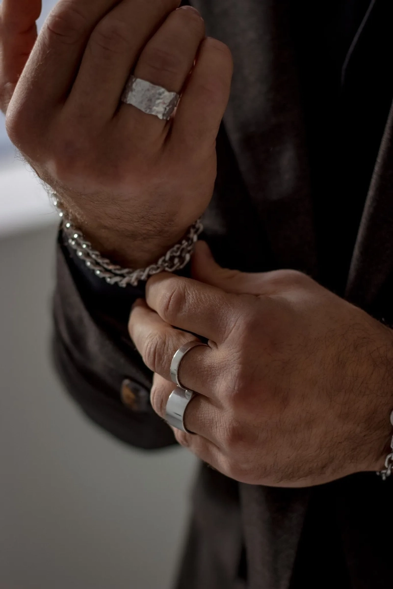 Серебряное глянцевое кольцо, 5 мм SBLESKOM, цвет: Серебряный, 10300 купить онлайн