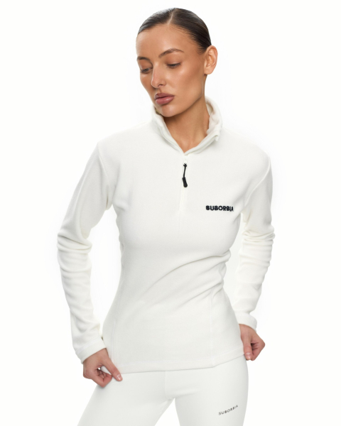 Анорак из флиса Suborbia, цвет: белый, 006350 купить онлайн