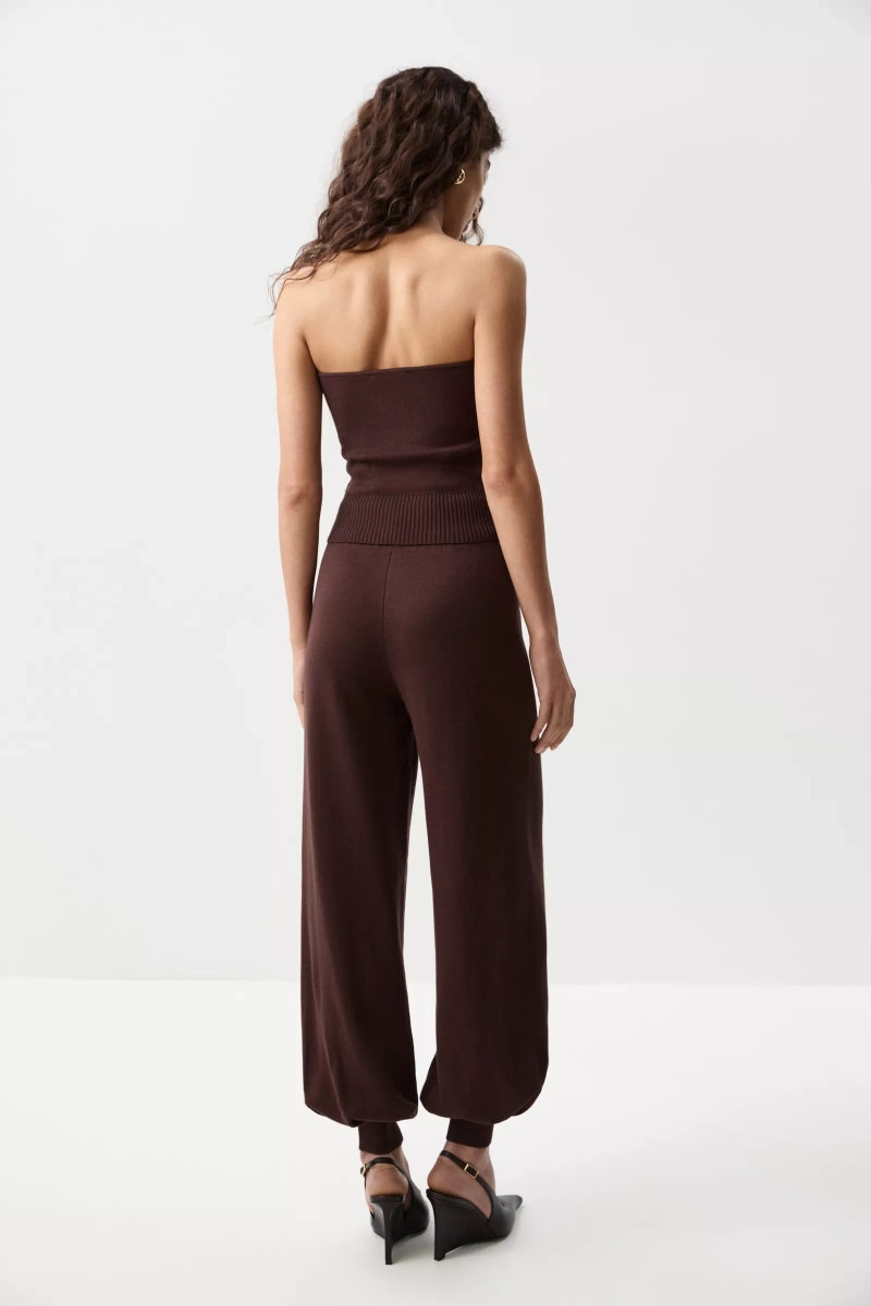 Топ-бандо вязаный Charmstore, цвет: шоколадный, 309-543115-551 купить онлайн