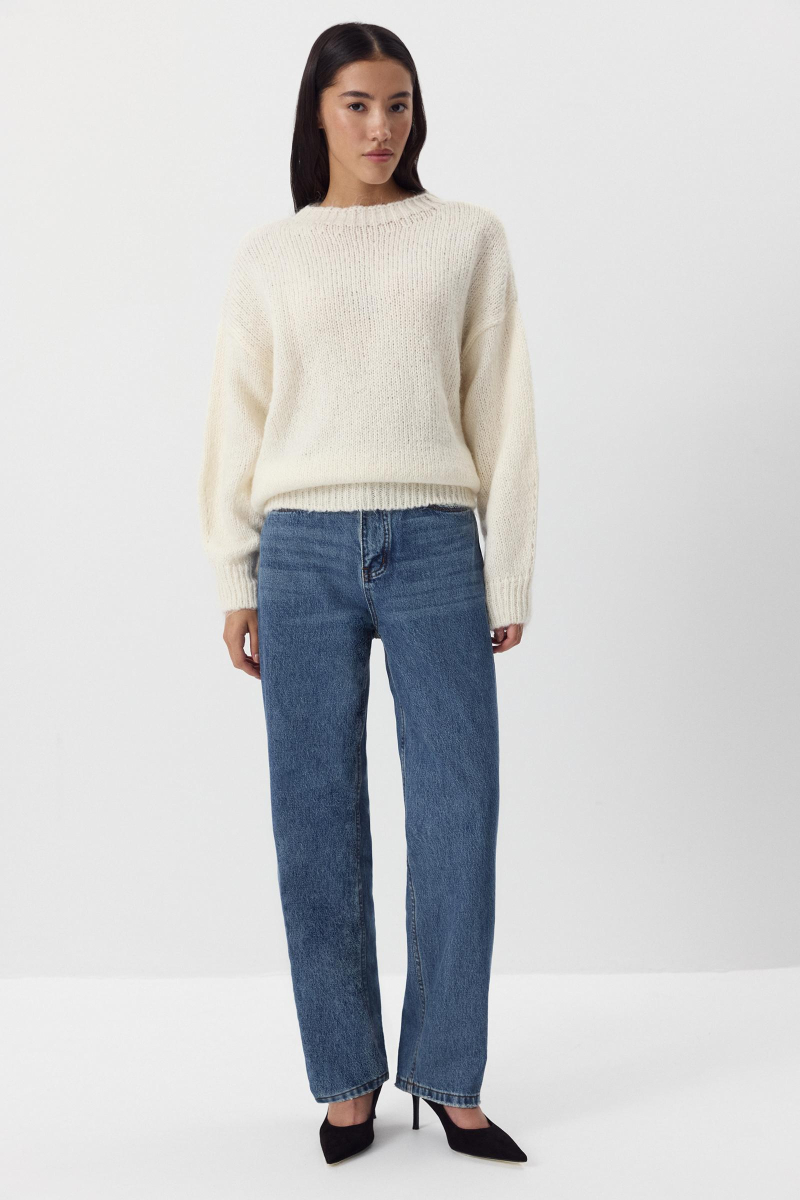 Джемпер из шерсти мериноса Charmstore, цвет: ванильный, 303-41898-113 купить онлайн Джемпер из шерсти мериноса Charmstore, цвет: ванильный, 303-41898-113 купить онлайн