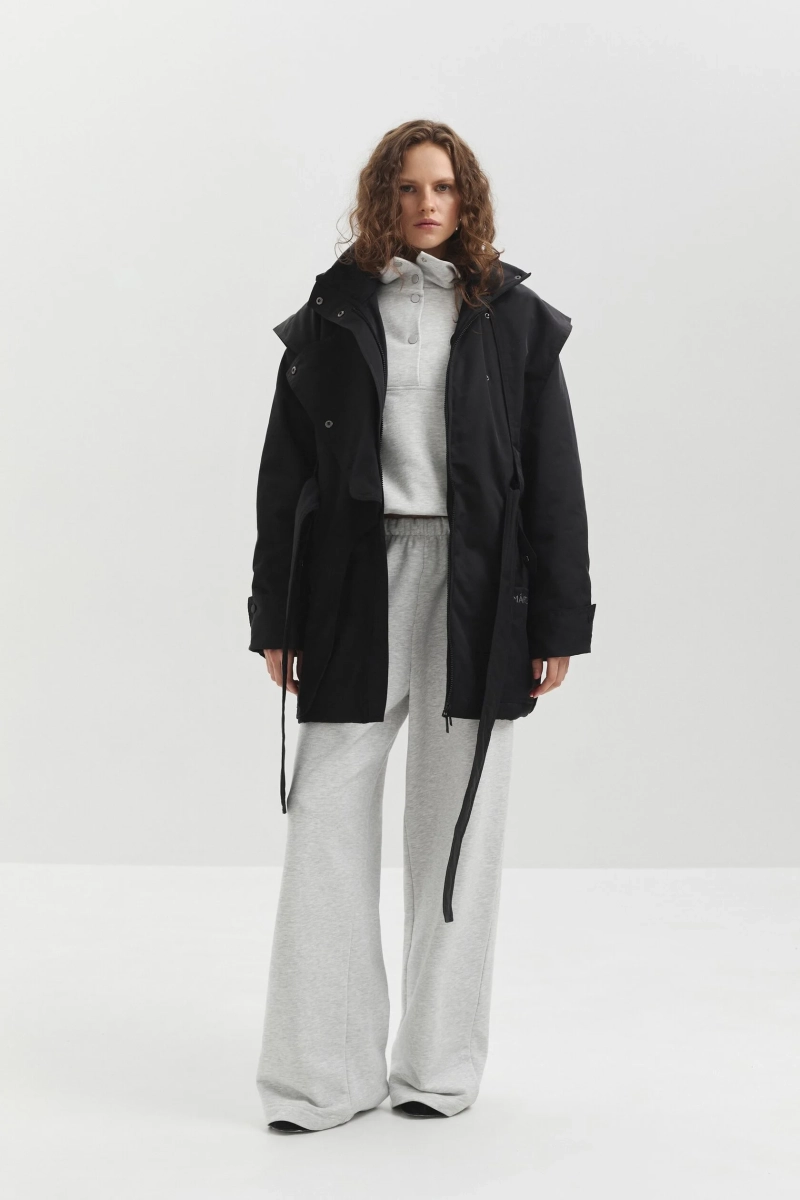 Куртка с воротником-стойкой marte, цвет: Черный,  купить онлайн