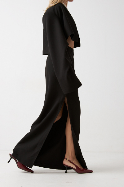 Юбка-макси с разрезом MIA AIM, цвет: Черный, MIA538/1 купить онлайн