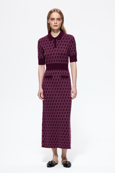 Платье вязаное женское