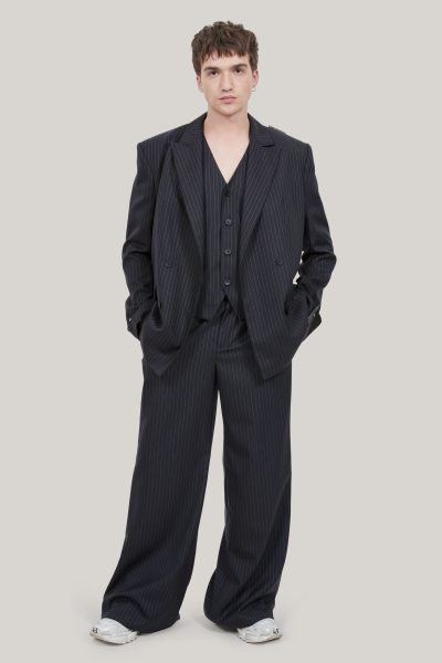 Костюмный жилет p.p.s., цвет: синий, P_0530.01.00 купить онлайн