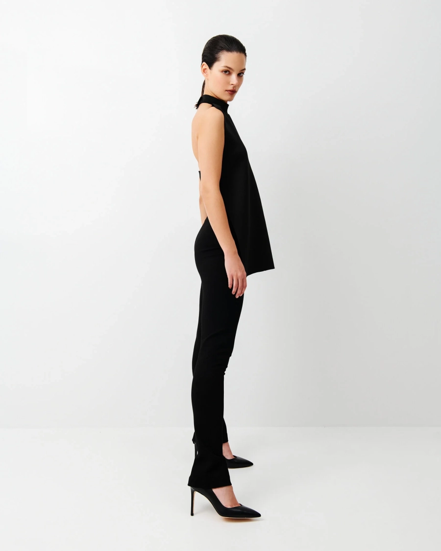 Брюки Slim с молниями Anmuse, цвет: Черный, TR23W54-BLC купить онлайн