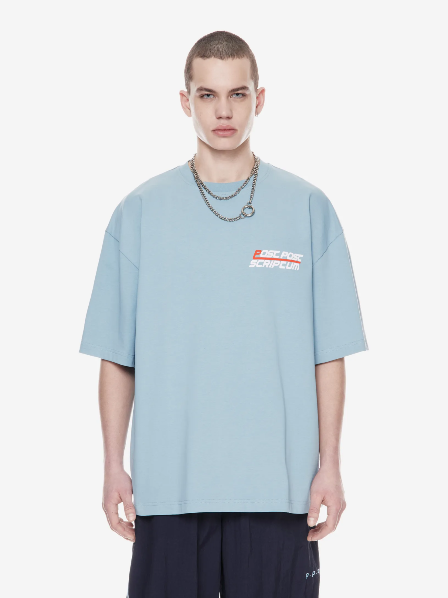 Футболка оверсайз с принтом