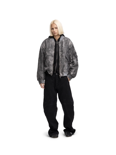 Бомбер DOUBLE-SIDED BOMBER ABC, цвет: серый, 00-68 купить онлайн