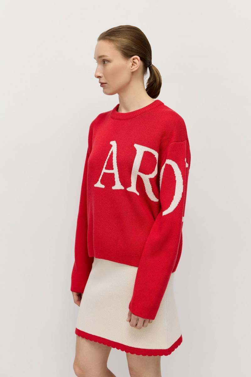 Джемпер AROUND AROUND, цвет: красный, 219_17CA42 купить онлайн