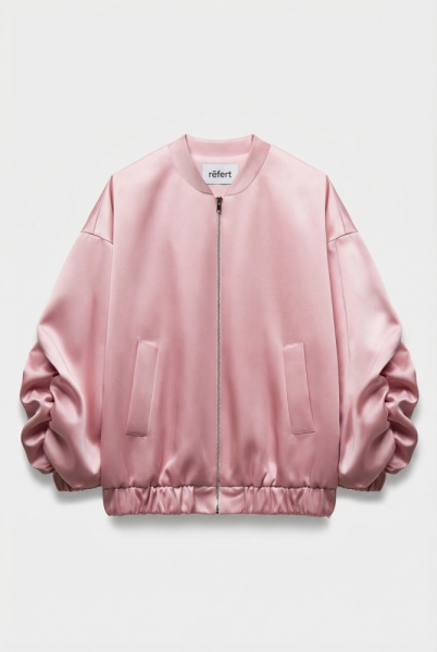 Бомбер из сатина