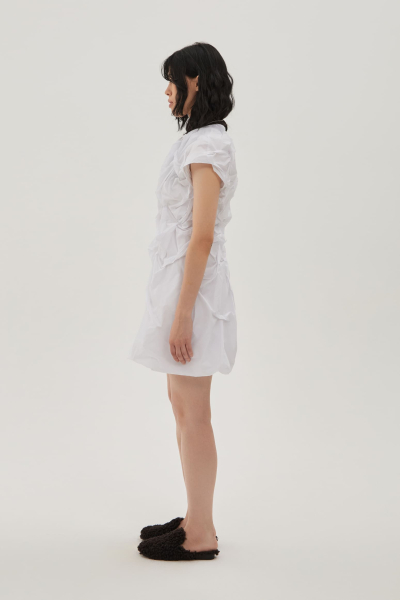 Платье мятое UNKE, цвет: белый, 2601D007P_WH купить онлайн