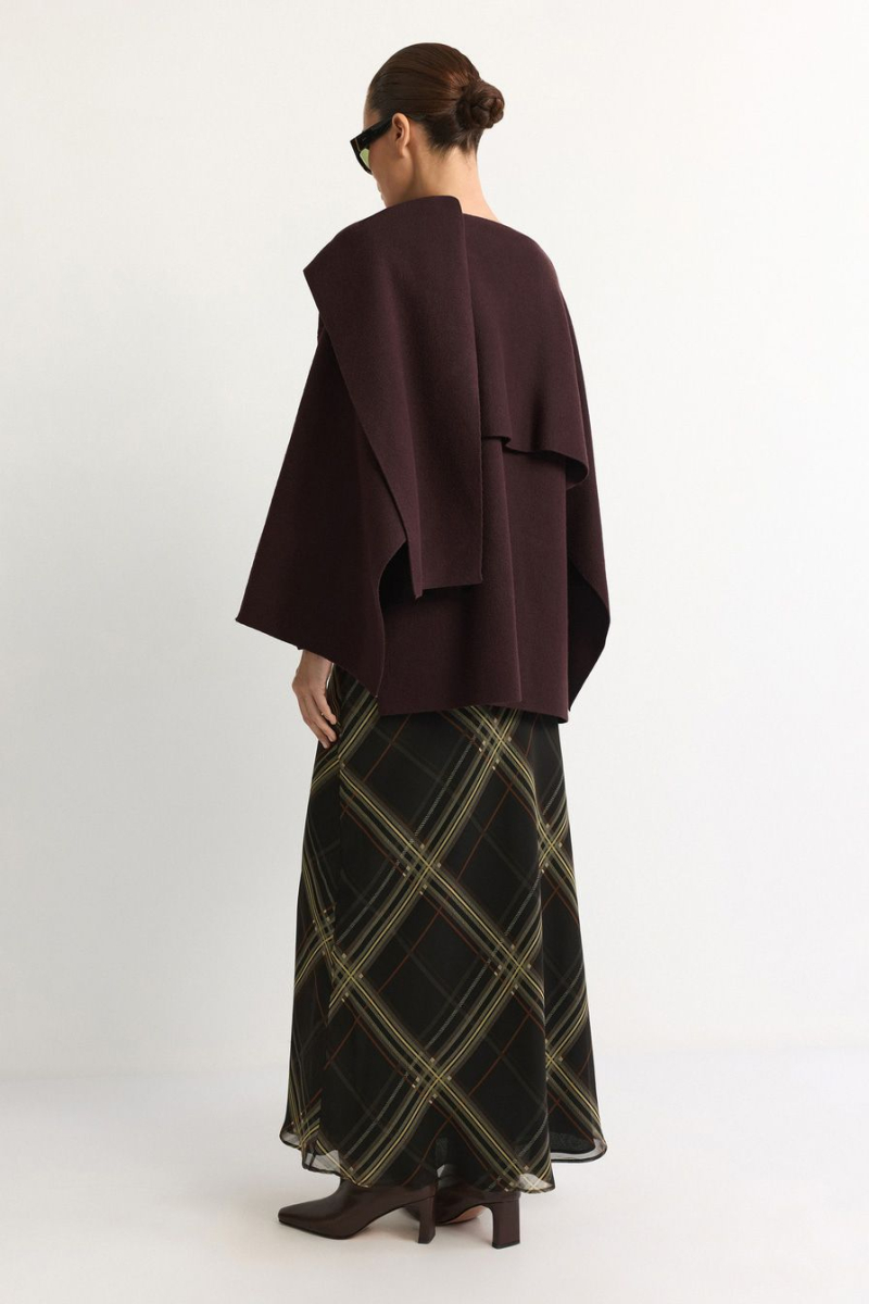 Кардиган с шарфом TOPTOP, цвет: коричневый, TTS.051.18936.700 купить онлайн