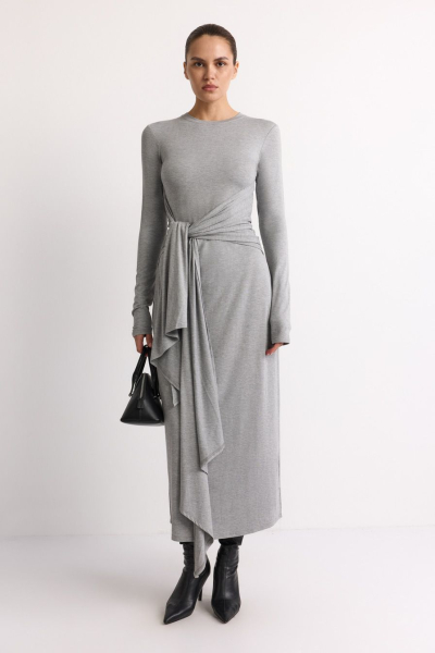 Платье-миди TOPTOP, цвет: серый, TT.011.18490.820 купить онлайн