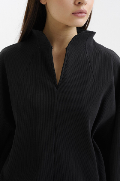 Свитшот с акцентным вырезом marte, цвет: Черный,  купить онлайн